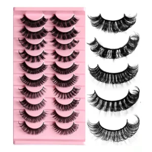 2/10Pairs 3D Mink Lashes russian strip lash Dramatic False Eyelashes Faux Cils Makeup Wholesale Fake Eyelash Extension maquiagem - Image 4