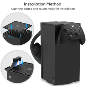 Aolion RGB Cooling Fan Host Dust Proof Cover Mesh Filter Jack Stopper Kit For Xbox Series X Game Console Handle Rack Accessories - Image 6