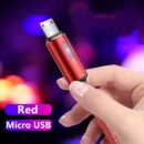 Micro USB Cable 5A LED Fast Charging Micro Data Cord For Huawei Samsung Xiaomi Android Mobile Phone Accessories Charger Cables