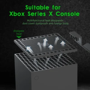 Aolion RGB Cooling Fan Host Dust Proof Cover Mesh Filter Jack Stopper Kit For Xbox Series X Game Console Handle Rack Accessories - Image 2