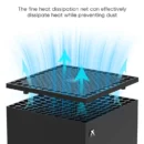 Aolion RGB Cooling Fan Host Dust Proof Cover Mesh Filter Jack Stopper Kit For Xbox Series X Game Console Handle Rack Accessories