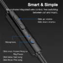 3.5mm Wired Headphones In Ear Headset Wired Earphones with Mic Bass Stereo Earbuds Sports In-line Control For Xiaomi Phones