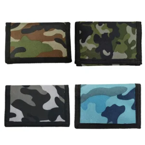 Mens Wallet Camouflage Fabric Bank Card Change Wallet Off Short Wallet - Image 5