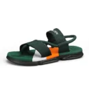Comwarm 2025 Men Summer Sandals Men Casual Flat Sandals Outdoor Beach Water Shoes Fashion House Flats Non-slip Ankle Wrap shoes