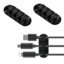 Cable Organizer Silicone USB Winder Desktop Tidy Management Clip Cable Holder For Mouse Headphone Protector Wire Organizer Clamp