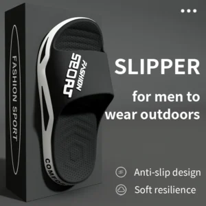 High Quality Men's Summer Fashion Thick Sole Sandals,Viral Beach Pool Slides,Non-Slip Bathroom Slippers,Trendy Male Sports Shoes - Image 2