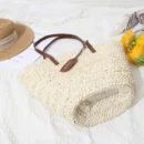New Fashion Handheld Bag Large Capacity Women Shoulder Bags Straw Woven Handbags Hand-woven Tote Beach Bags Designer Brand Purse