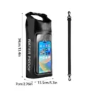 Travel Crossbody Bag Waterproof PVC Dry Bag 2L Swimming Diving Rafting Floating Shoulder Bags Outdoor Beach Sport Surfing Pouch