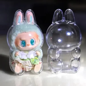 For Labubu Sitting Pvc Party Cotton Doll Protective Bag Storage Bag Walk Bag Dust-Proof Crossbody Display Bag Cute - Image 4