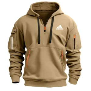 Autumn Men's Hoodies Multi-Pocket Zipper Placket Comfortable Casual Hoodies Pullover Sweatshirts Men's Hooded Sweatshirts - Image 2