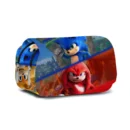 Double Layer SONIC Cartoon Cross-border Double-layer Pencil Bag Pencil Case Primary and Secondary School Student Stationery Box