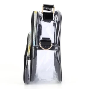 Transparent PVC Ladies Small Handbags Stadium Approved Women Clear Bag Fashion Waterproof Casual Simple Crossbody Shoulder Bags - Image 5