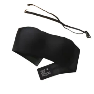 Solid Color Strapless Wrapped Bra Non-slip Non-steel Ring Women Underwear Invisible Thin Push Up Bralette Summer