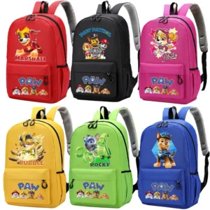Paw Patrols Baby Backpack Cute Chase Skye Dogs Anime Student School Bag Travel Storage Bags Marshall Fashion Boys Girl Kids Gift