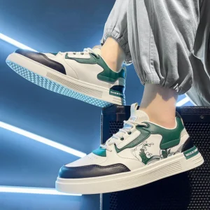 2023 Top Men's Casual Sneakers Skateboarding Shoes Men's Leather Sneakers Black White Outdoor Sneakers Casual shoe size 39-44 - Image 6