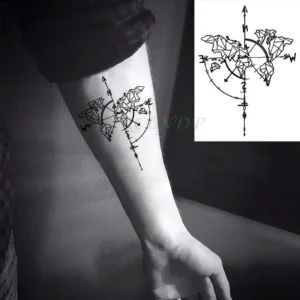 Waterproof Temporary Tattoo Sticker Body Art Love Wave Heartbeat Line Small Size Fake Tatto Flash Tatoo for Girl Women - Image 6