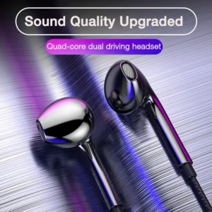 3.5mm Wired Headphones In Ear Headset Wired Earphones with Mic Bass Stereo Earbuds Sports In-line Control For Xiaomi Phones - Image 2