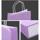 10/30/50pcs Holiday Party Gift Bag with Handle Jewelry Shopping Bag Thanksgiving Valentine's Day Marriage Gift Colored Paper Bag