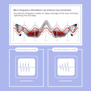 EMS Red Light Therapy Anti-Aging Eye Massager Eyes Fatigue Relief Relaxation Relieve Dark Circles Hot Compress Eye Care Massage - Image 5