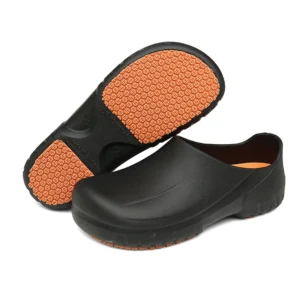 New Men's Chef Kitchen Working Slippers Garden Shoes Summer Breathable Mules Clogs Men Anti Slip Unisex Shoes Sandals