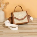 Straw Woven Handbag, Trendy and Fashionable, Simple Woven Sequin Decoration, Cross Body Small Square Bag Bags for Women