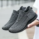 Men Shoes Breathable Men's Sneakers Comfortable Running Shoes Tenis Outdoor Slip On Walking Sneakers Sock Jogging Shoes