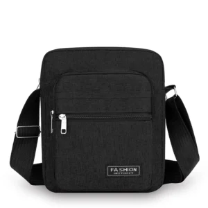 New Men Crossbody Bags Men's Shoulder Bags Boy Messenger Bags Man Handbags for Travel Casual Large Satchel Grey - Image 2
