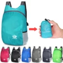 For Camping Hiking Travel Multifunctional Outdoor Folding Backpack High Density Lightweight Waterproof Nylon Fabric Sports Bag