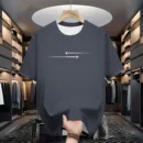 Summer Men's Casual Loose Large Creative Airplane Pattern Printed Comfortable Sports Round Neck Short Sleeve T-shirt