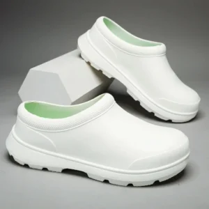 2024 Men Women EVA Chef Shoes Non-slip Waterproof Oil-proof Shoes Comfortable Workers Slippers Outdoor Fishing Shoes - Image 2