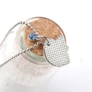 Best Friend 4 Piece Necklace Women Jewelry BFF Friendship Pendant Neck Chain Choker Rhinestone Jewelry for Women Gift 2024