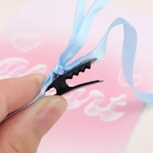2-12PCS Women Bow Hairpins Y2K Braided Long Ribbon Hair Clip Hair Barrettes Lolita Balletcore Headdress Girl's Hair Accessories - Image 6