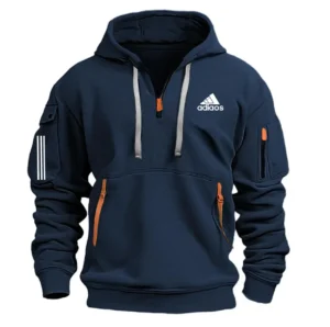 Autumn Men's Hoodies Multi-Pocket Zipper Placket Comfortable Casual Hoodies Pullover Sweatshirts Men's Hooded Sweatshirts
