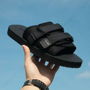 Simple Outdoor Men Slippers Fashion Hook&Loop Canvas Casual Couple Shoes Slip-on Beach Slippers Sandals Women Shoes Flip Flops