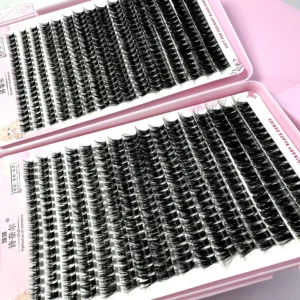640Pcs 8D Fluffy Thick Eyelash Clusters D Curl Wispy Individual Lashes 8-16mm Mix False Eyelashes Extensions Cluster Lashes - Image 3