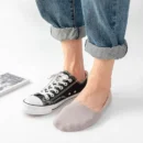 3 Pairs High Quality Matching Casual Socks Men Invisible Low Cut Sock Lot Breathable Silicone Non-slip Comfortable Cotton Bottom