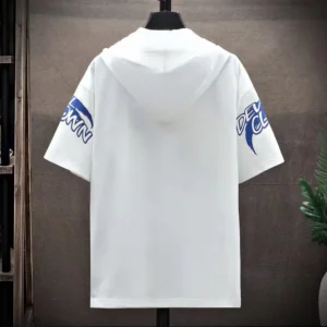 2022 Summer Men's Hoodies Japan Fashion Streetwear Short Sleeve Sweatshirts Men Casual Men Clothed Harajuku Printing Hoodies Men - Image 2