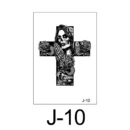 Waterproof Tattoo Stickers Water Proofing Large Black Flower Tattoo Stickers Tattoos And Body Painting Full Arm Tattoo Stickers