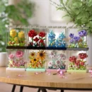 Bouquet Flowers Bricks Constructor Set for Adults Children Toys Flower Mini Particles Building Blocks Assembled Bricks Girl Gift
