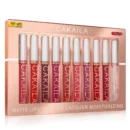 CAKAILA 10pcs/set Nude Lip Gloss Matte Velvet Lipstick Waterproof Long-lasting Liquid Lipstick Women Moist Lip Tint