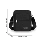 New Men Crossbody Bags Men's Shoulder Bags Boy Messenger Bags Man Handbags for Travel Casual Large Satchel Grey