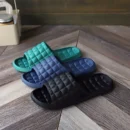 Summer Fashion Indoor Home Slippers Soft Comfortable Flip Flops Bath Couple Women Men Family Flat Shoes Hotel Sandals
