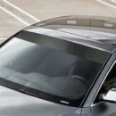 130x20cm Car Windscreen Sun Strip Sticker Matte Black Auto Front Windshield Sun Film Vinyl Decal Sticker Car Decor Accessories