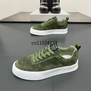 Men's Leather Casual Shoes Loafers 2025 Spring New Comfortable Skatebaord Shoes Flat Shoe Versatile Man Sneakers Tenis Masculino - Image 4