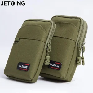 EDC Molle Bag Purse Single/double Layer Outdoor Waist Fanny Pack Men Phone Pouch Camping Hunting Tactical Waist Bag - Image 4