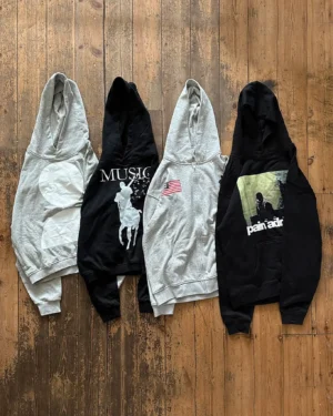 Y2k American 2000s Print Hoodies Men Grunge Sweatshirt Tops Streetwear Oversized Hoodie Clothes Harajuku Tracksuit Men Clothing