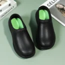 2024 Men Women EVA Chef Shoes Non-slip Waterproof Oil-proof Shoes Comfortable Workers Slippers Outdoor Fishing Shoes