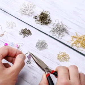 300Pcs Earrings Set Hypoallergenic Earring Hooks Jump Rings Clear Rubber Earring Backs For Jewelry Making Findings Accessories - Image 5