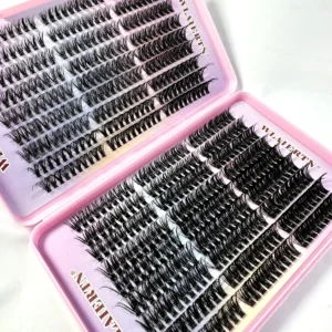 Faux Mink Eyelashes 540Cluster C Curled 9-16mm Mixed Natural Eyelash Extension 3D Russian Strip Personal Eyelash Makeup Tool - Image 4