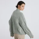 BC952 thick pure wool sweater for women ladies Knitted 100% wool Knitted cardigan Luxury Clothing